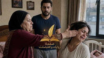 أمي ضربت مراتي بالقلم بعد الولادة كاملة حكايات مني السيد حصري 